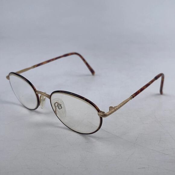 Tura MOD.769 TOR Women Eyeglasses Frame Matte Gold Metal Oval Shape 50-18-140 mm - Picture 1 of 13
